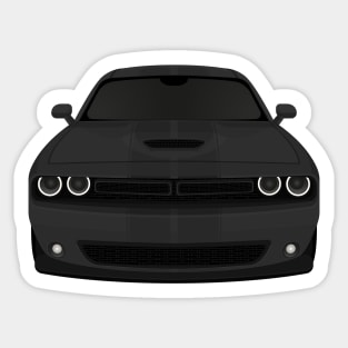 Challenger Dark-grey + Stripes Sticker